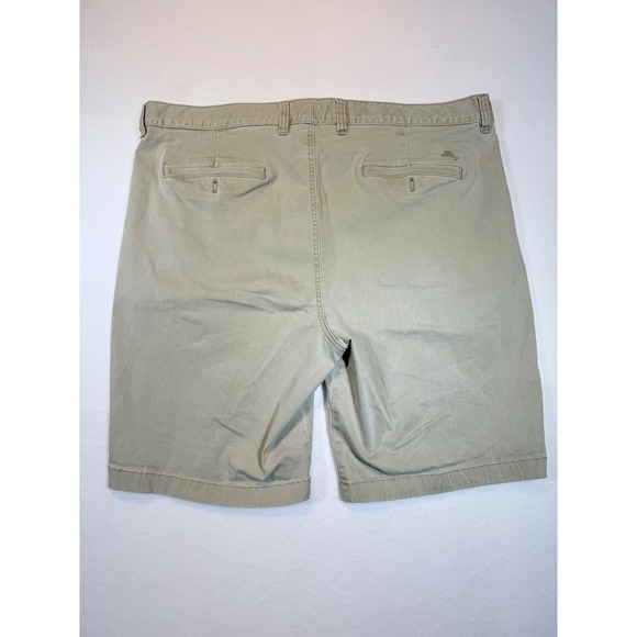 Tommy Bahama Mens Khaki Flat Front Casual Shorts Size 40 - Picture 2 of 3